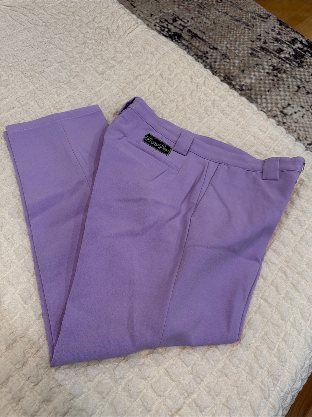 Bogey Boys Lilac Dress Pants Tailored Straight Fit